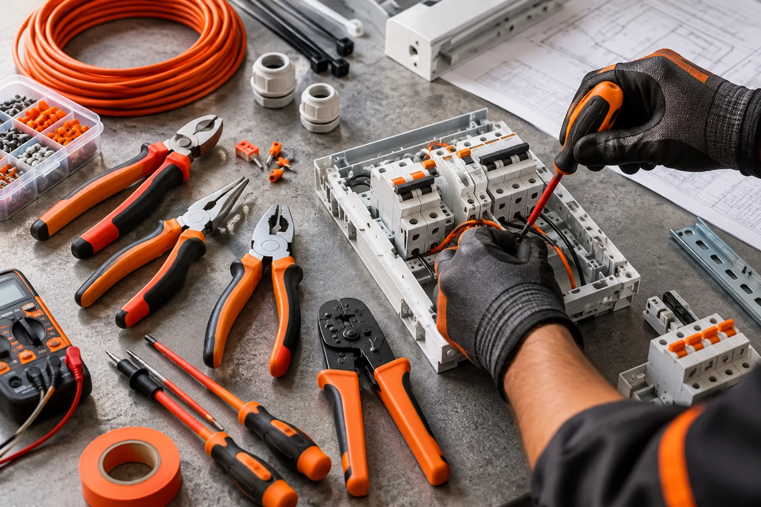 People, materials and the working method